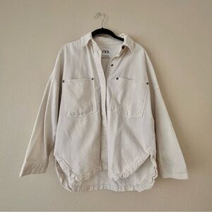 ❤️SOLD❤️ Zara oversized shirt jacket